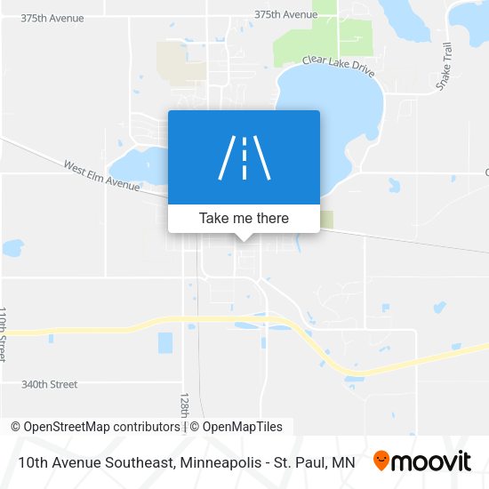 Mapa de 10th Avenue Southeast