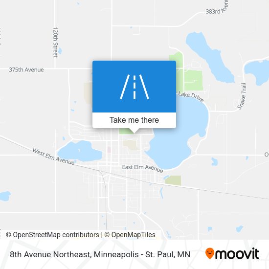 Mapa de 8th Avenue Northeast