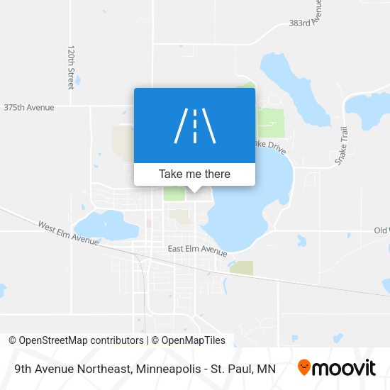 9th Avenue Northeast map