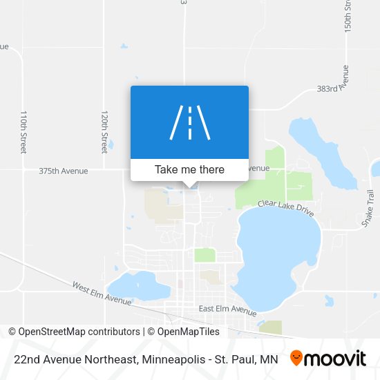 Mapa de 22nd Avenue Northeast