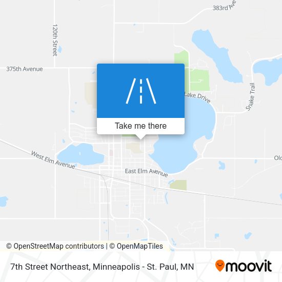 Mapa de 7th Street Northeast