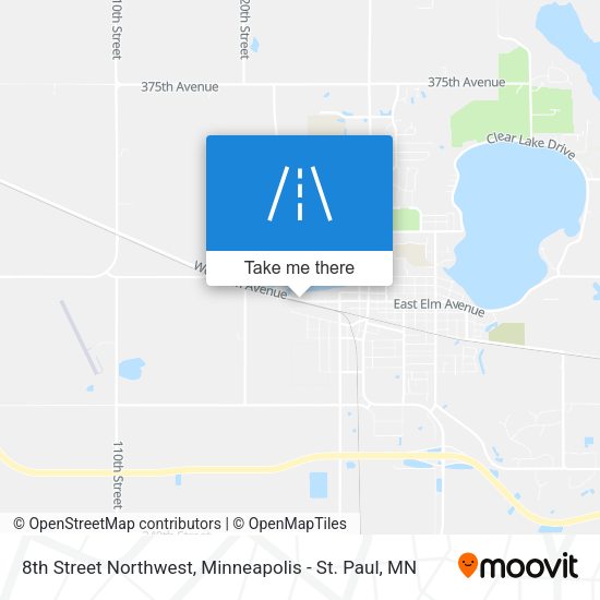 8th Street Northwest map
