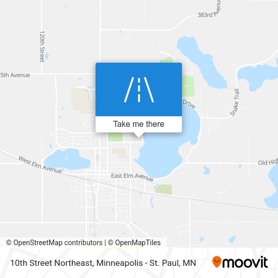 10th Street Northeast map