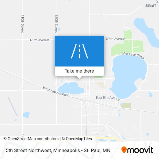 Mapa de 5th Street Northwest