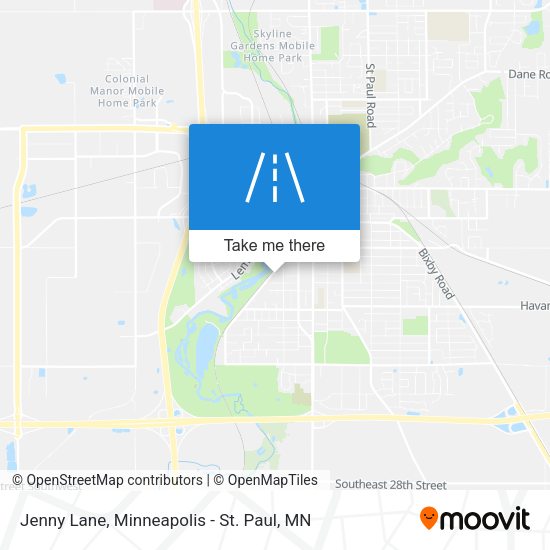 Jenny Lane map