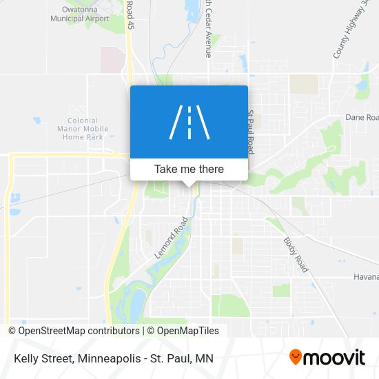 Mapa de Kelly Street