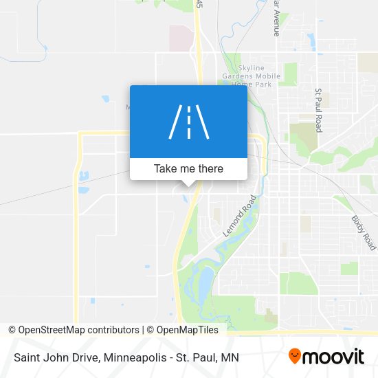 Saint John Drive map