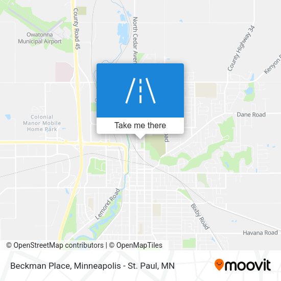 Beckman Place map