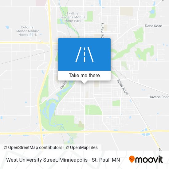 West University Street map