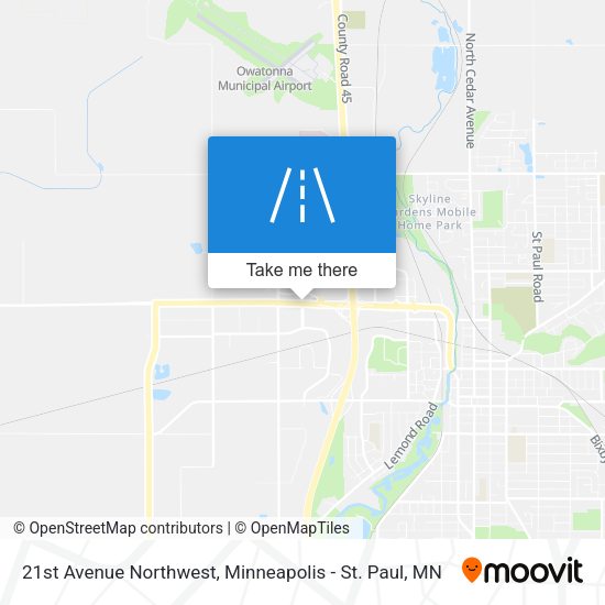 Mapa de 21st Avenue Northwest