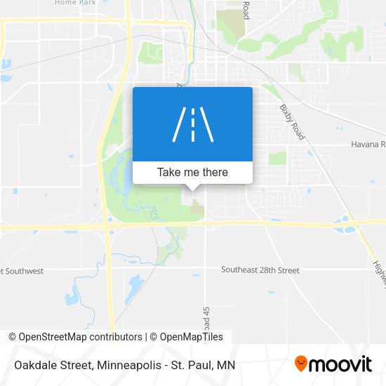 Mapa de Oakdale Street