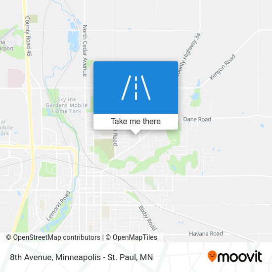 8th Avenue map