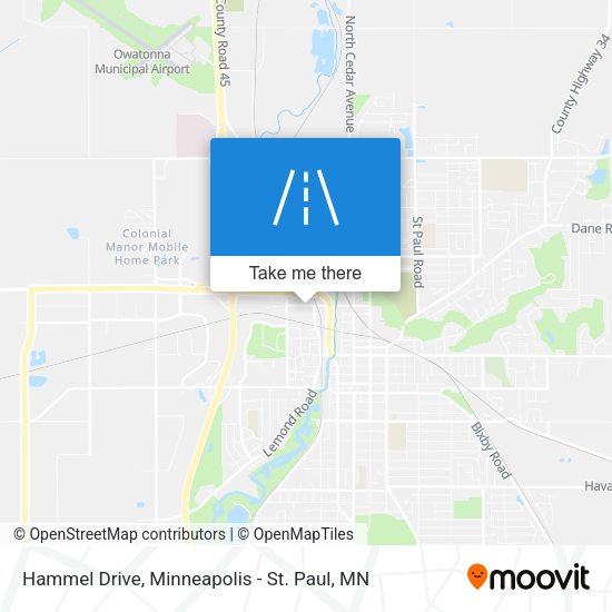 Hammel Drive map