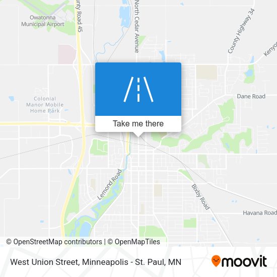 West Union Street map