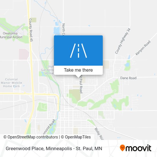 Greenwood Place map
