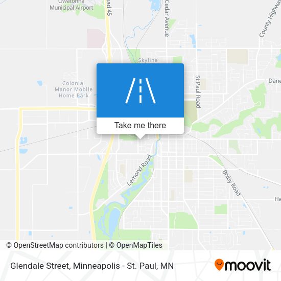 Glendale Street map