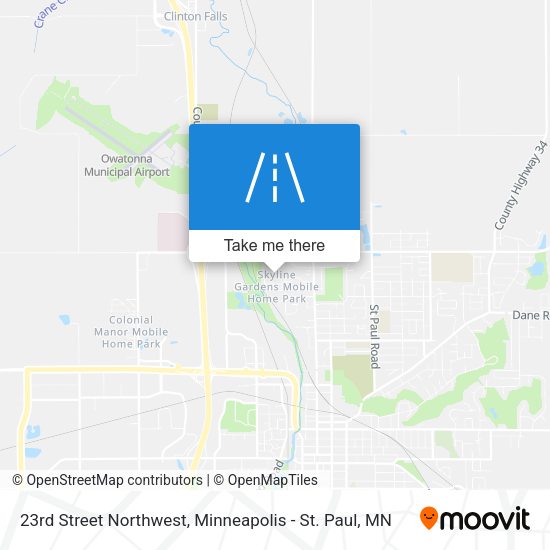 23rd Street Northwest map