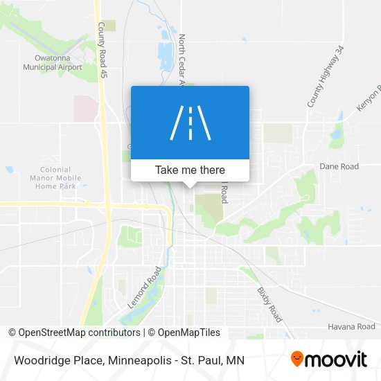 Woodridge Place map