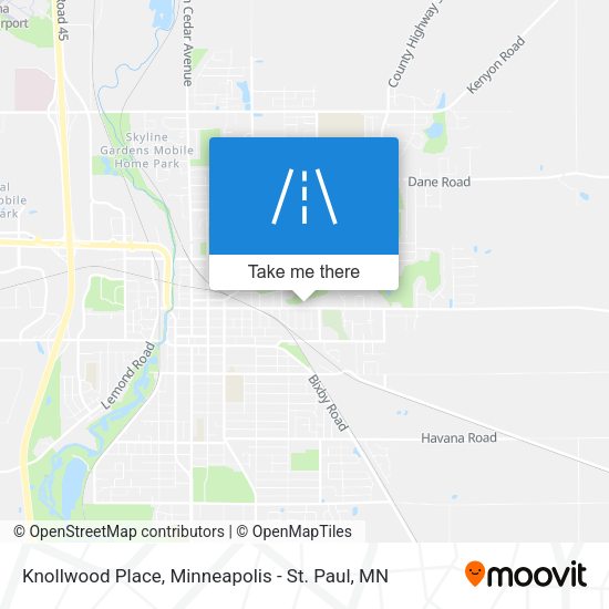 Knollwood Place map