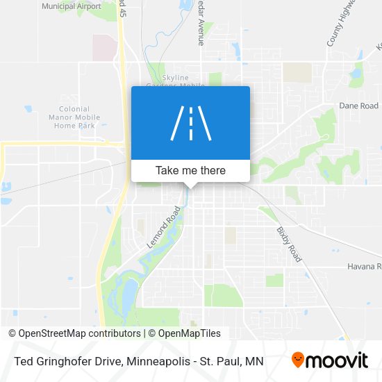 Ted Gringhofer Drive map