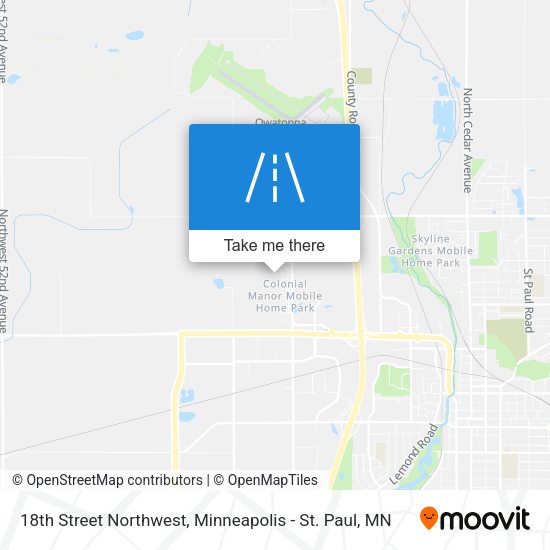 18th Street Northwest map