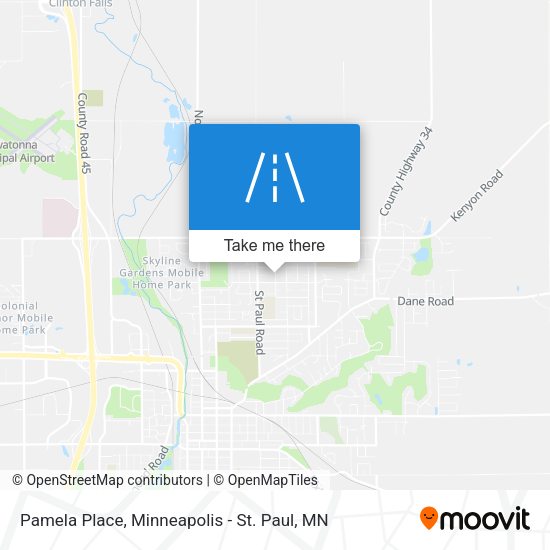 Pamela Place map