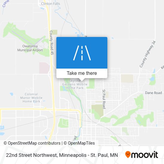 22nd Street Northwest map