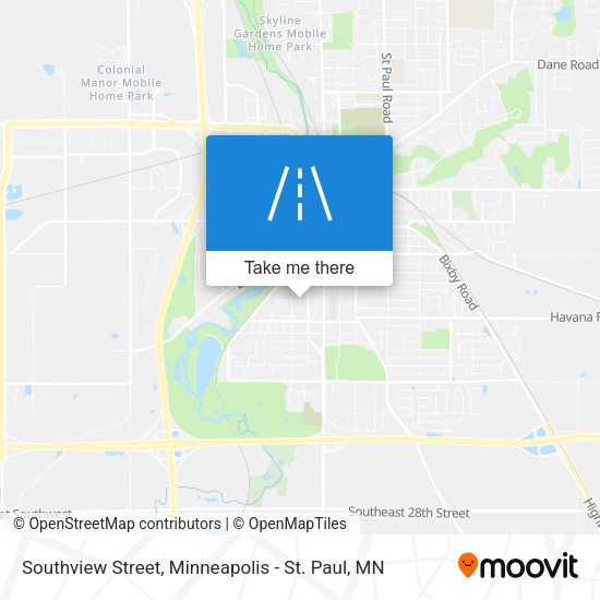 Southview Street map