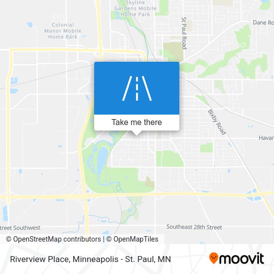 Mapa de Riverview Place