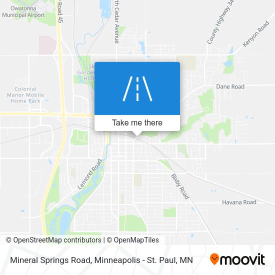 Mapa de Mineral Springs Road