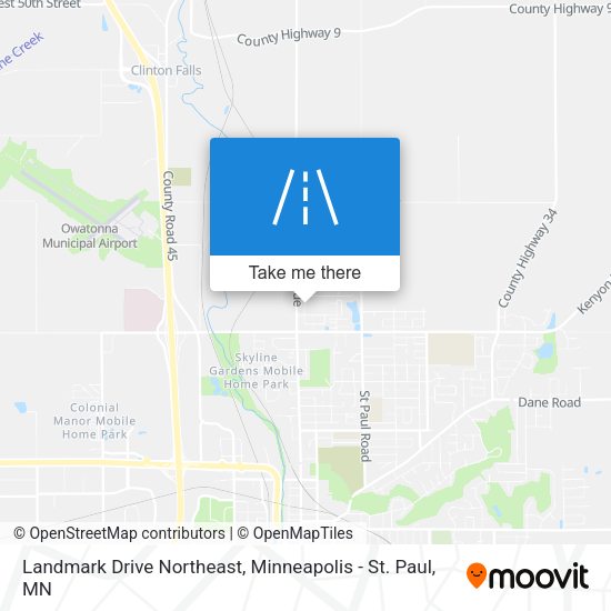 Mapa de Landmark Drive Northeast