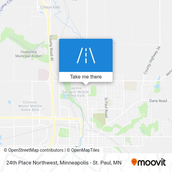Mapa de 24th Place Northwest