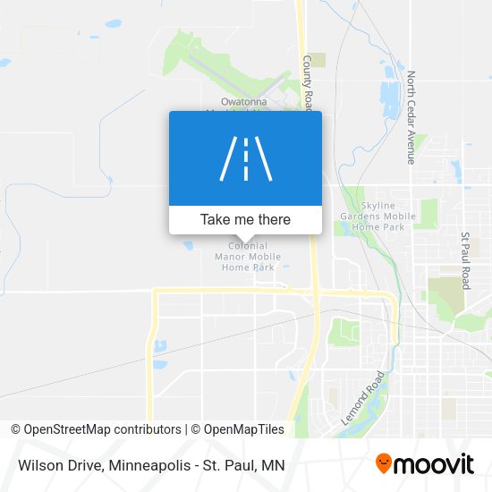 Wilson Drive map