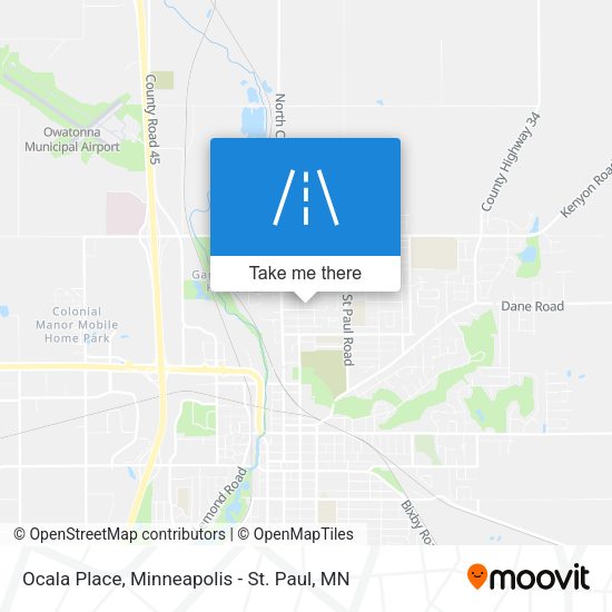 Ocala Place map