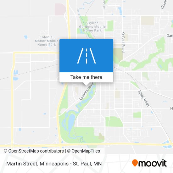 Martin Street map