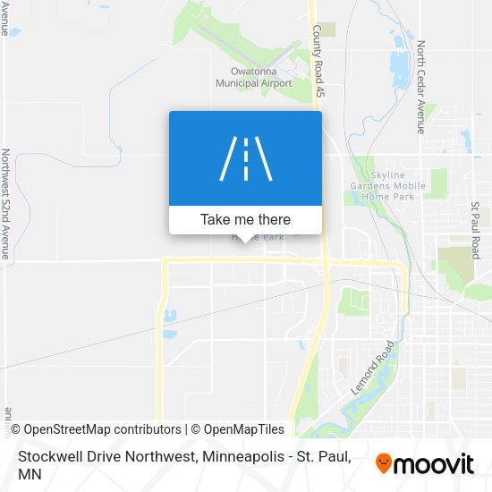 Stockwell Drive Northwest map