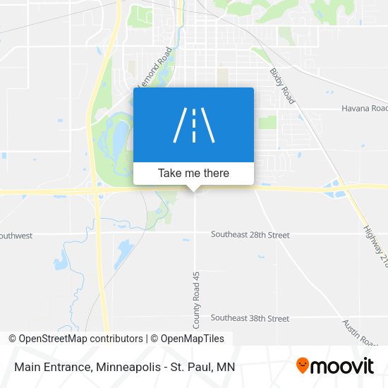 Main Entrance map