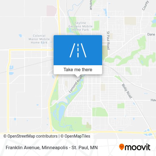 Franklin Avenue map