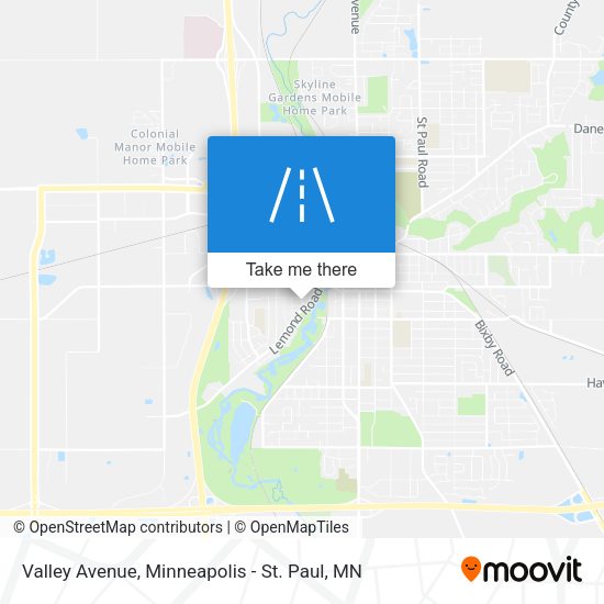 Mapa de Valley Avenue