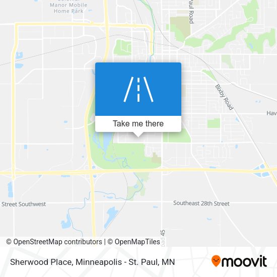 Sherwood Place map