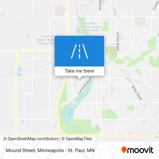 Mound Street map