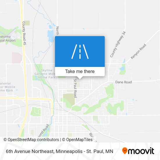 Mapa de 6th Avenue Northeast