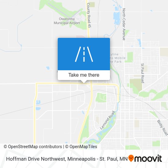 Hoffman Drive Northwest map