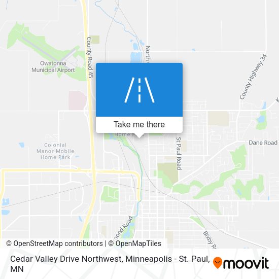 Cedar Valley Drive Northwest map