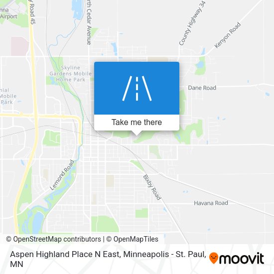 Aspen Highland Place N East map