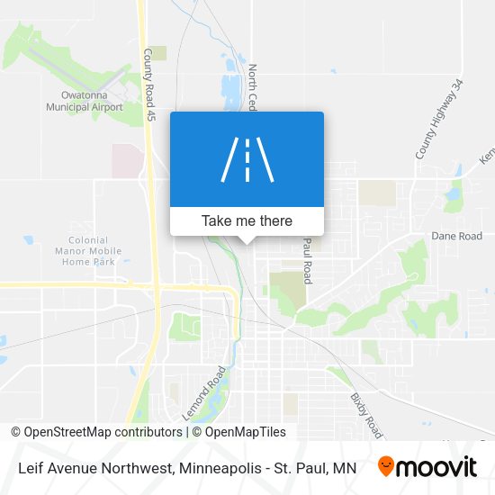 Mapa de Leif Avenue Northwest