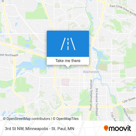 Mapa de 3rd St NW