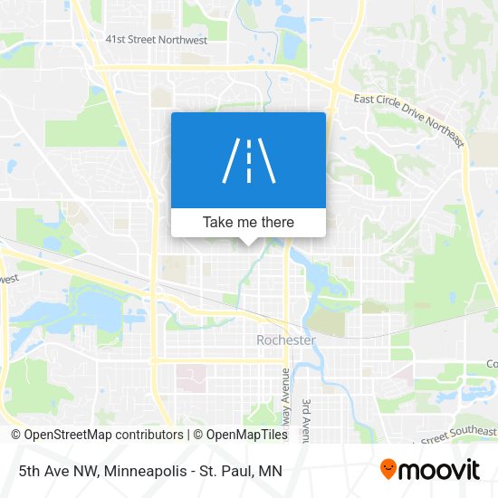 5th Ave NW map
