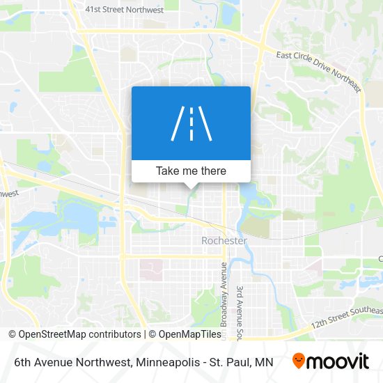 Mapa de 6th Avenue Northwest