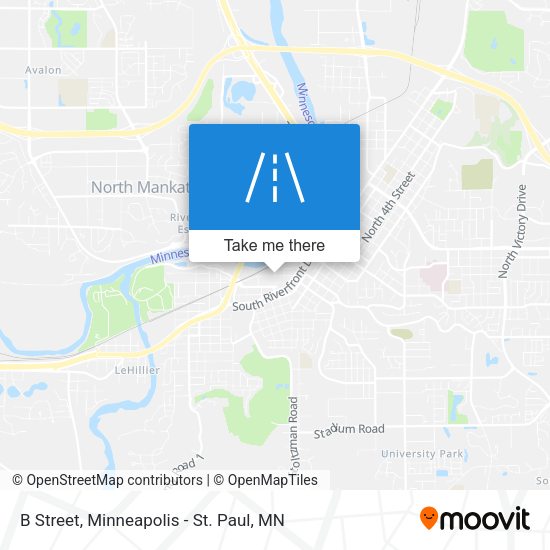 B Street map
